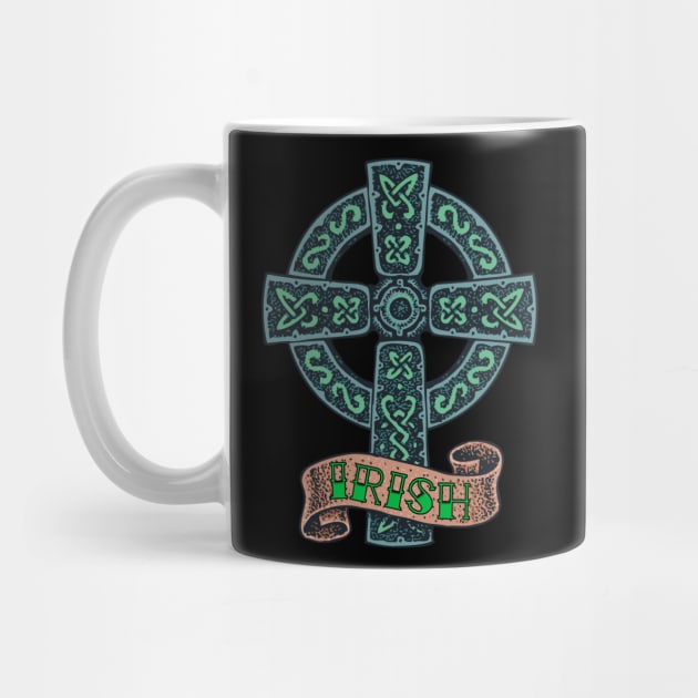 Celtic Cross Irish St Patrick's Day by BlackRavenOath